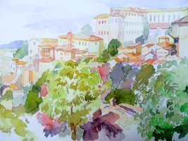 Bindernagel_Todi_2006_Aquarell_32x24cm