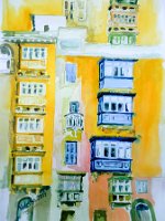 Bindernagel_Haus_in_Valetta_2017_Aquarell_18x24cm